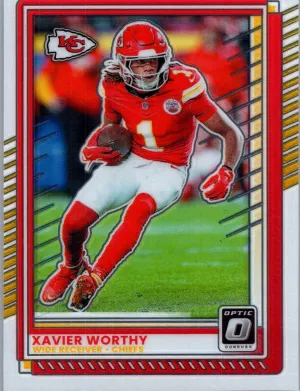 2025 Donruss Optic #123 Xavier Worthy