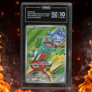 Pokemon Mega Evolution Bulbasaur Black Star Promo TAG 10 #037
