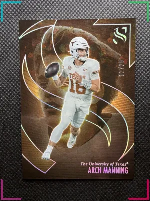 2025 Panini Silhouette - Arch Manning #16 Cracked Ice /25 (RC)