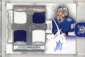 2022-23 Upper Deck The Cup Andrei Vasilevskiy Foundations Auto Jersey /15