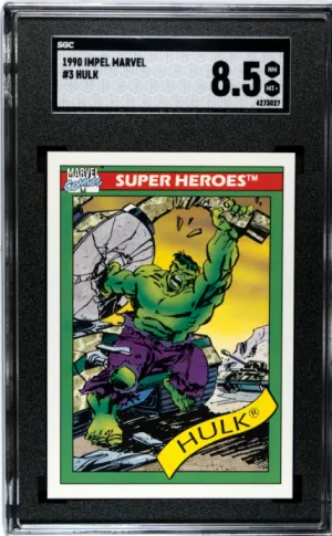 1990 Impel Marvel Hulk SGC 8.5