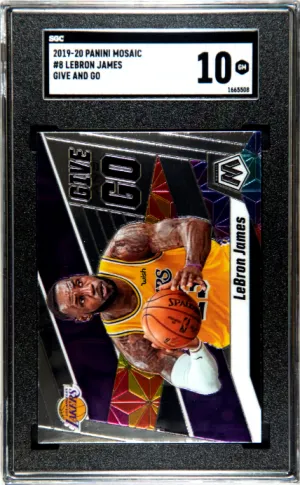 2019-20 Panini Mosaic Lebron James SGC 10