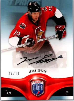 2009-10 Upper Deck Be A Player Jason Spezza Auto /10 #59
