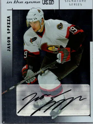 2004-05 In The Game Signature Series Jason Spezza Auto #A-JS