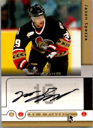 2005-06 Upper Deck Be A Player Jason Spezza SP Auto /10 #5465