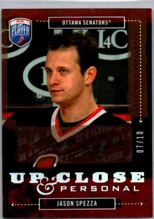2006-07 Upper Deck Be A Player Jason Spezza Up Close & Personal Auto /10 #UC22
