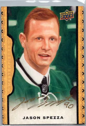 2014-15 Upper Deck Masterpieces Jason Spezza Black Framed Leather /15 #72