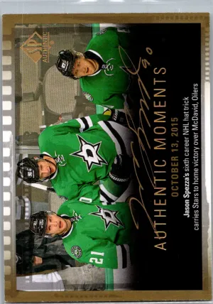 2015-16 Upper Deck SP Authentic Jason Spezza Authentic Moments Auto #145