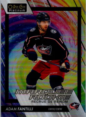 2023-24 OPC Platinum Adam Fantilli Marquee Rookies Rainbow Color Wheel