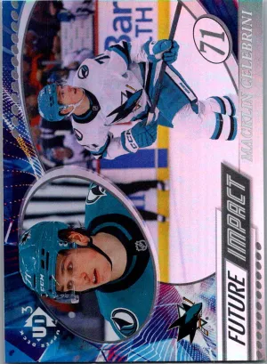 2024-25 Upper Deck Extended Series Macklin Celebrini Future Impact Rookie