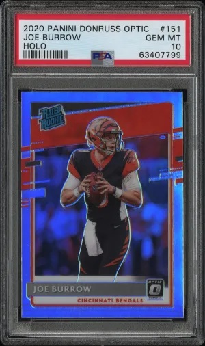 2020 Panini Donruss Optic Joe Burrow Holo