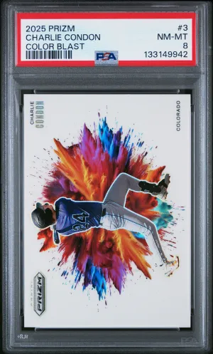 2025 Panini Prizm Color Blast Charlie Condon