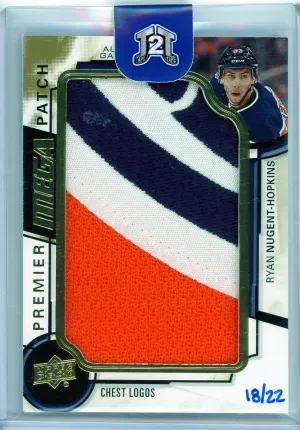 2018-19 Upper Deck Premier Ryan Nugent-Hopkins Mega Patch Chest Logos /22