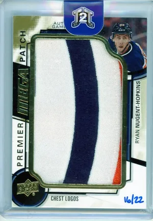 2018-19 Upper Deck Premier Hockey Ryan Nugent-Hopkins Mega Patch /22 #PMP-RN
