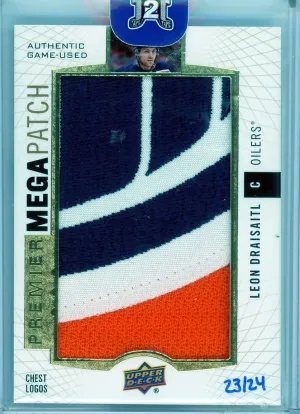 2017-18 Upper Deck Premier Hockey Leon Draisaitl Premium Mega Patch /24