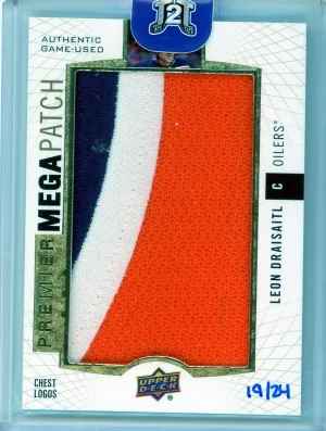 2017-18 Upper Deck Premier Leon Draisaitl Mega Patch /24