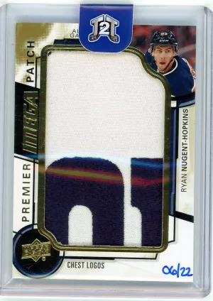 2018-19 Upper Deck Premier Ryan Nugent-Hopkins Mega Patch /22 #PMP-RN