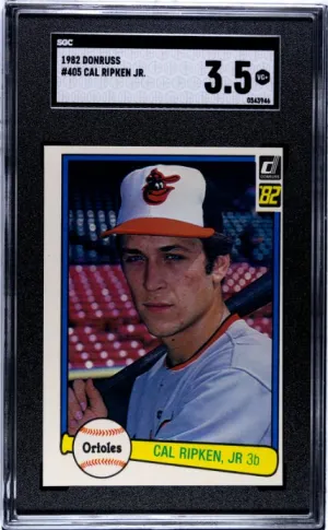 1982 Donruss Cal Ripken Jr. RC SGC 3.5