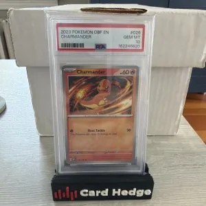 Charmander 026/197 SV03: Obsidian Flames Regular PSA 10