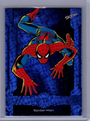 2024 SkyBox Metal Universe Marvel Avengers #114 Spider-Man Grandiose