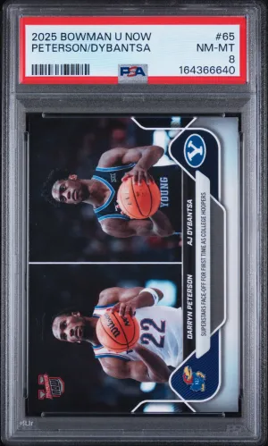 2025 Bowman U Now Peterson/Dybantsa