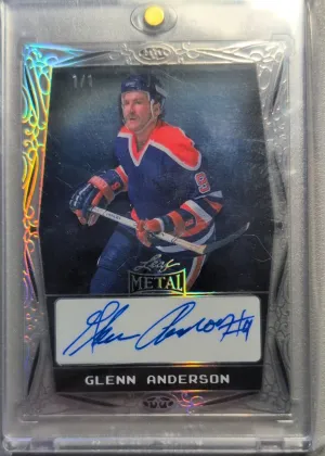 2024 Leaf Metal Glenn Anderson Auto /1 #BA-GA1