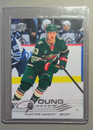 2025-26 Upper Deck Series 2 Hunter Haight Young Guns Rookie #475