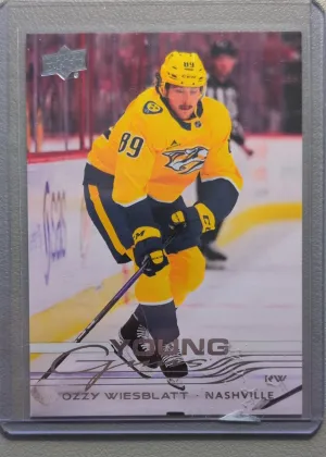 2025-26 Upper Deck Series 1 Ozzy Wiesblatt Young Guns Rookie #212