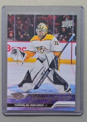 2023-24 Upper Deck Series 1 Yaroslav Askarov Young Guns Rookie #204