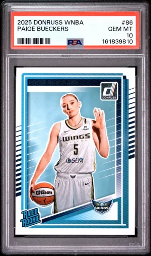 2025 Panini Donruss WNBA Paige Bueckers RC PSA 10 #86