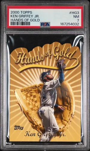 2000 Topps Hands Of Gold Ken Griffey Jr. PSA 7 #HG3