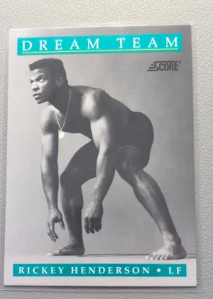 1991 Score Dream Team Rickey Henderson #890