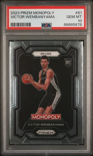 2023 Panini Prizm Monopoly Victor Wembanyama