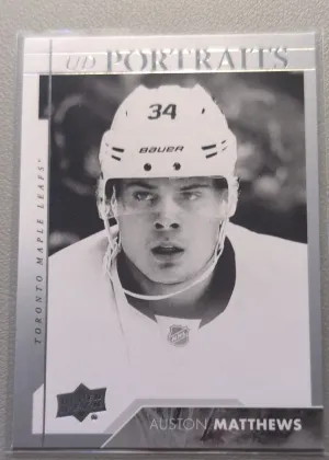 2017-18 Upper Deck Series 1 Auston Matthews UD Portraits #P-50
