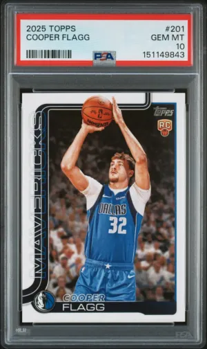 2025 Topps Cooper Flagg RC PSA 10 #201