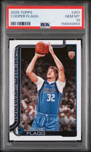 2025 Topps Cooper Flagg RC PSA 10 #201