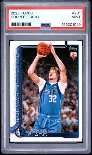 2025 Topps Cooper Flagg RC PSA 9 #201