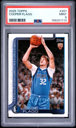 2025 Topps Cooper Flagg RC PSA 9 #201