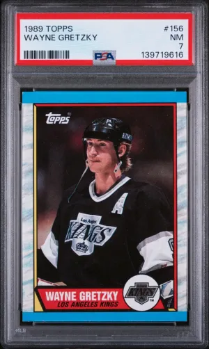 1989 Topps Wayne Gretzky PSA 7 #156