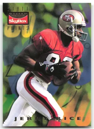 Jerry Rice 1995 SkyBox Premium Style Points 49ers