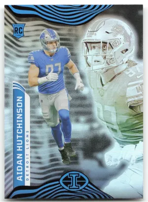 Aidan Hutchinson RC 2022 Panini Illusions Retail Lions