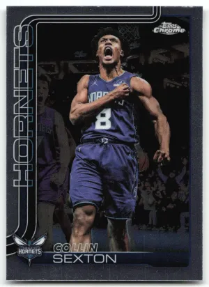 Collin Sexton 2025-26 Topps Chrome Update Hornets