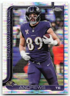 Mark Andrews 2025 Topps Chrome Pulsar Refractor Ravens