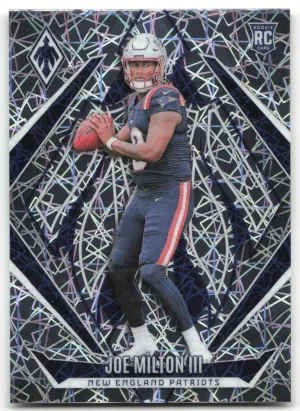 Joe Milton III RC 2024 Panini Phoenix Lazer Patriots