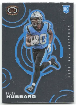 Chuba Hubbard 2021 Panini Chronicles Dynagon Rookies Panthers