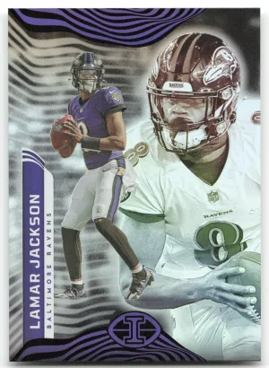 Lamar Jackson 2022 Panini Illusions Ravens