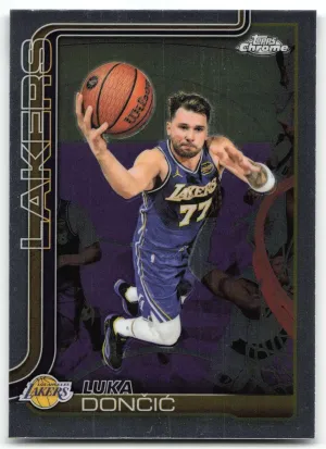 Luka Doncic 2025-26 Topps Chrome Update Lakers