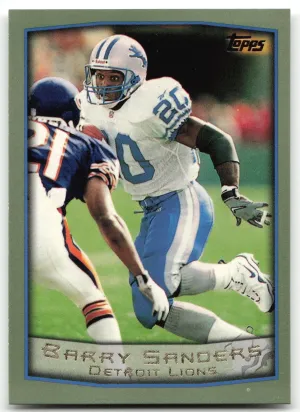 Barry Sanders 1999 Topps Lions