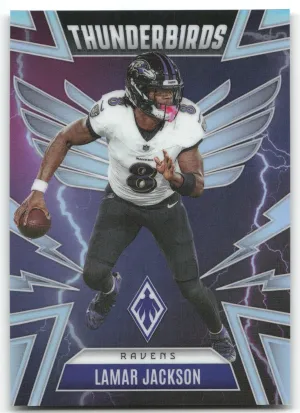 Lamar Jackson 2025 Panini Phoenix Thunderbirds Ravens