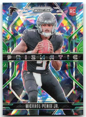 Michael Penix Jr. RC 2024 Panini Prizm Prizmatic Silver Prizm Falcons